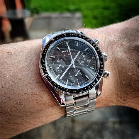 omega speedmaster replica on strap|best omega speedmaster homage.